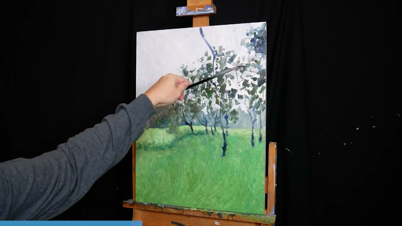 Painting Minnippi Parklands on an Overcast Day (Time-Lapse)