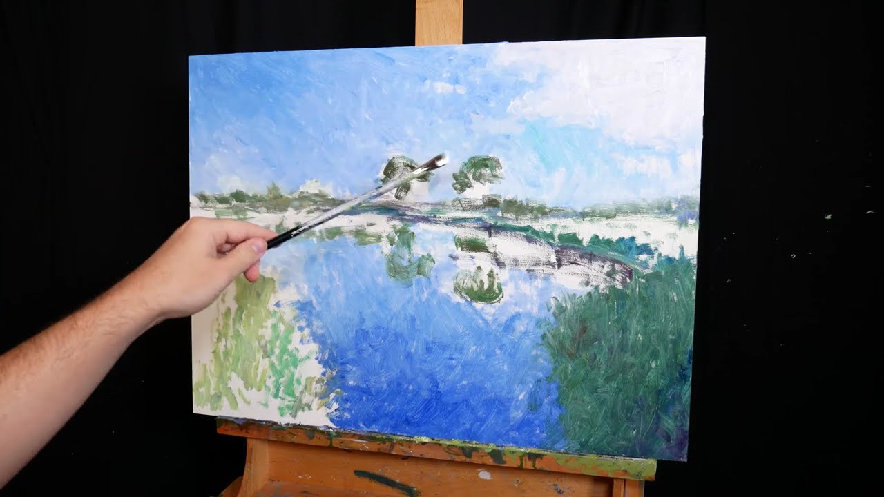 Painting a Lake on a Sunny Day (Long)