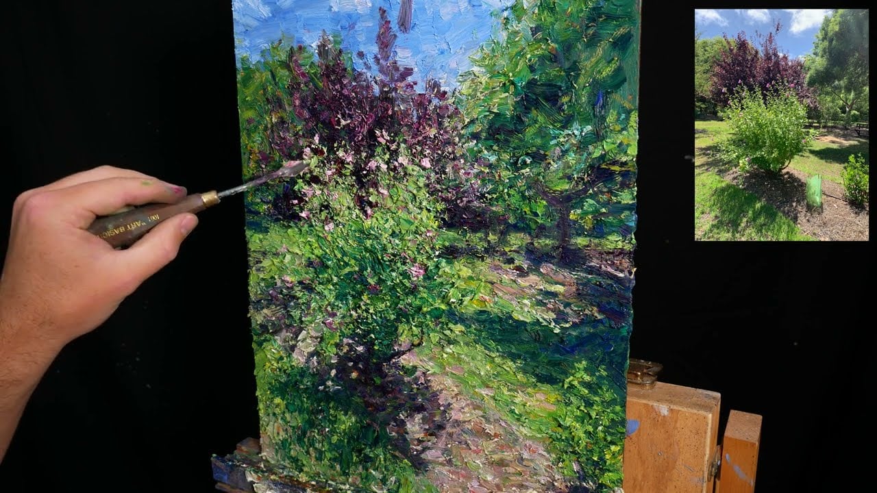 How I Painted This Impressionist Landscape