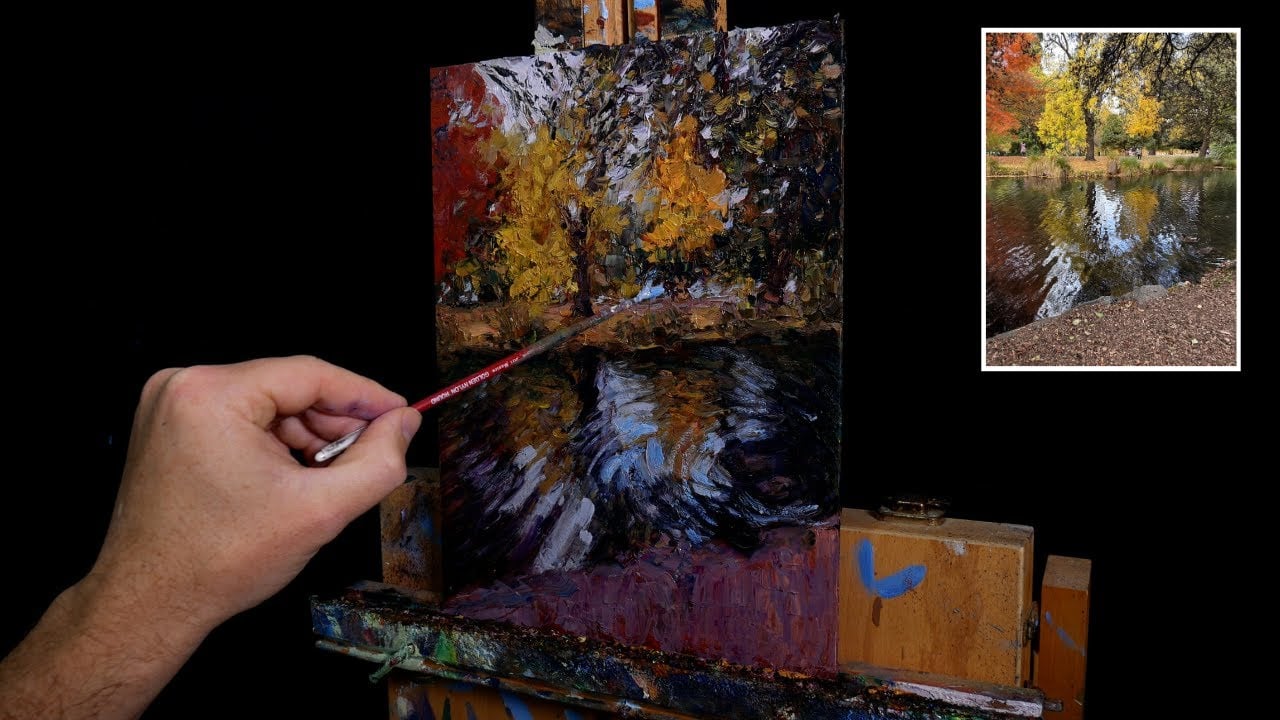 Painting With a Limited Color Palette (Timelapse)