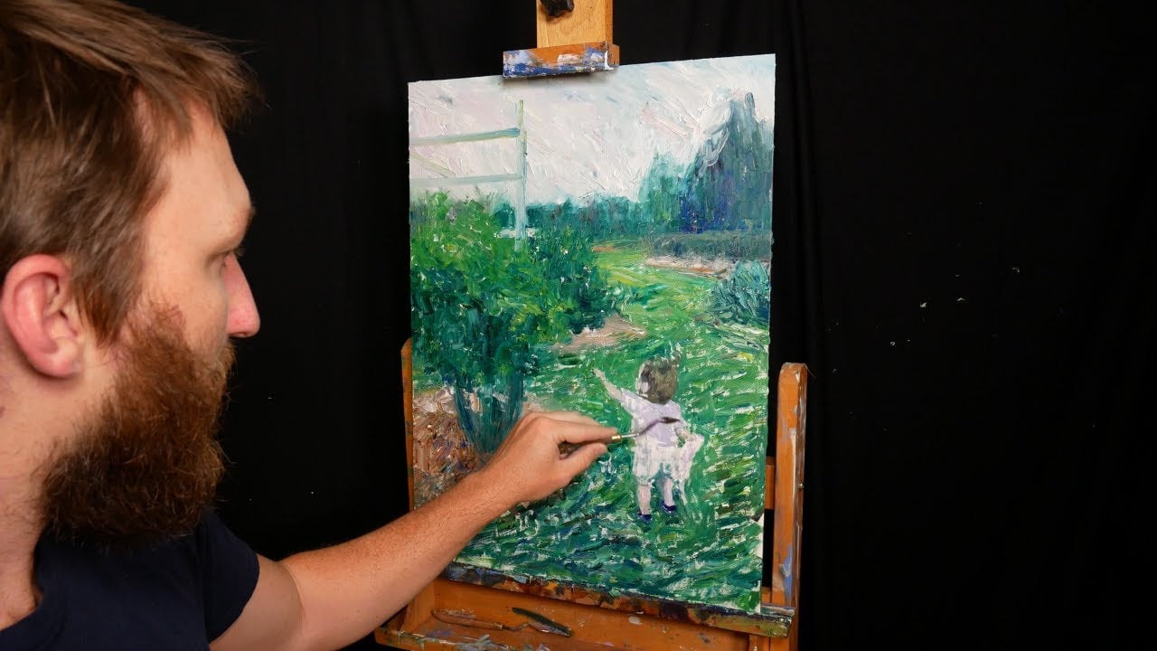 How I Painted Elora and White Roses (Oil Painting Tutorial)