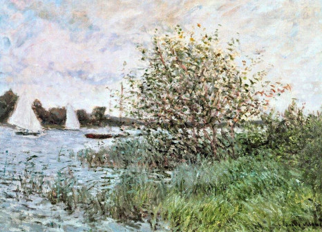 Claude Monet, The Banks of the Seine Near Argenteuil, 1874