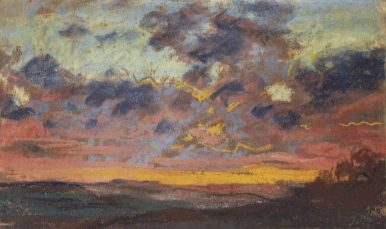 Claude Monet, Coucher de Soleil, c. 1868