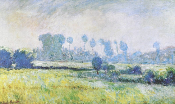 Claude Monet, Meadow at Giverny, Morning effect, 1888