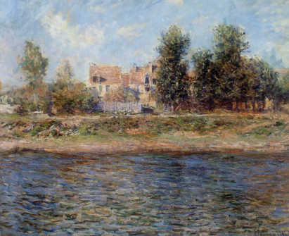 Claude Monet, The Bank of the Seine, 1880