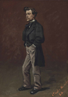 Claude Monet, Portrait of a Man Standing, 1864