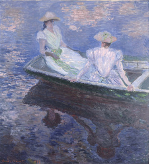 Claude Monet, Young Girls in a Row Boat, 1887