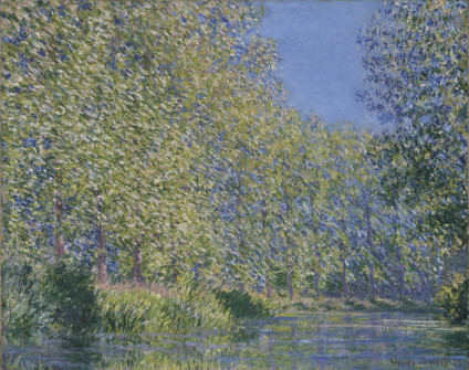 Claude Monet, Bend in the River Epte, 1888