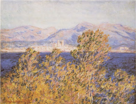 Claude Monet, Antibes Seen from the Cape, Mistral Wind, 1888