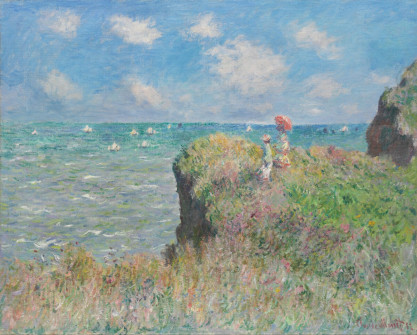 Claude Monet, The Cliff Walk, Pourville, 1882