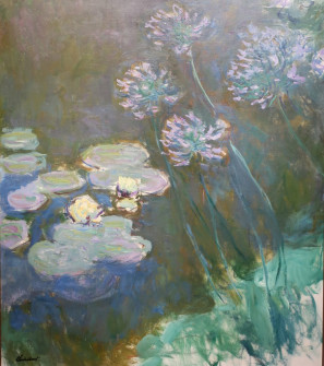 Claude Monet, Water-Lilies and Agapanthus, 1914-17