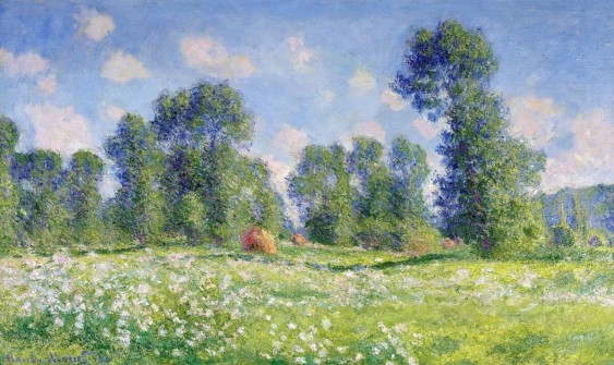 Claude Monet, Effect of Spring at Giverny, 1890