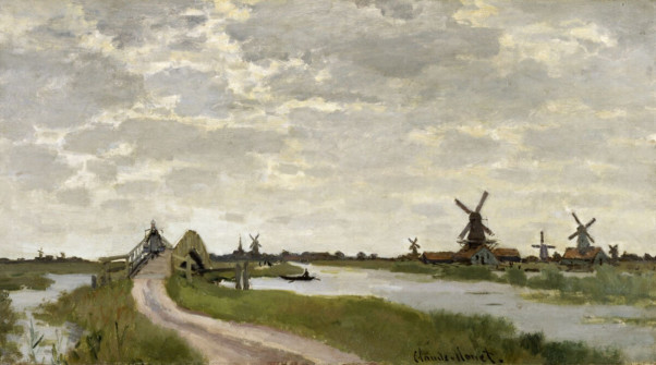 Claude Monet, Mill on Healdsberg, Zaandam, 1871