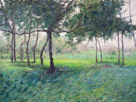 Dan Scott, Minnippi, Green, Contrast, 2021, 1200W