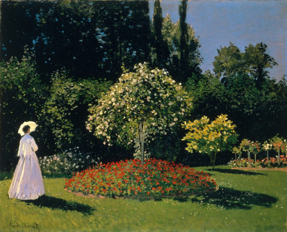 Claude Monet, Woman in the Garden, 1866