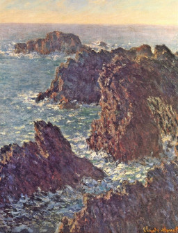 Claude Monet, Rock Points at Belle-Ile, 1886