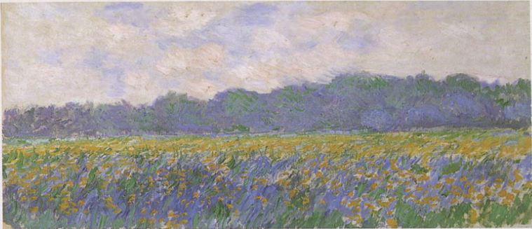 Claude Monet, Field of Yellow Irises, 1887