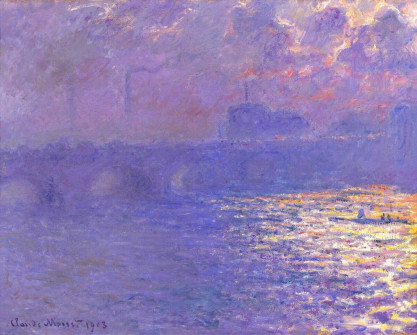 Claude Monet, Waterloo Bridge, Sun Effect, 1903