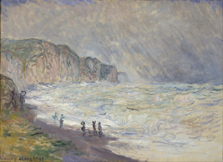 Claude Monet, Heavy Sea at Pourville, 1897
