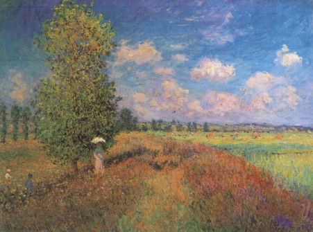 Claude Monet, Summer, Poppy Field, 1875