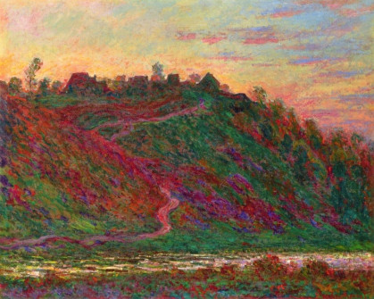 Claude Monet, The Village of la Roche-Blon, Sunset, 1889