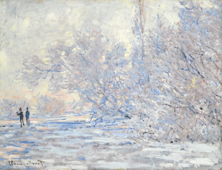 Claude Monet, Frost at Giverny, 1885