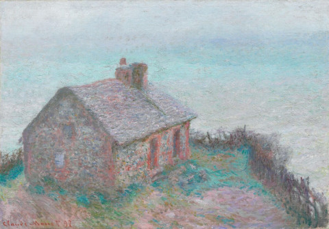 Claude Monet, Customs House at Varengeville-1, 1897