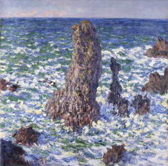 Claude Monet, The Pyramids of Port Coton, Sun Effect, 1886
