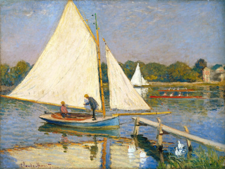 Claude Monet, Boaters at Argenteuil, 1874