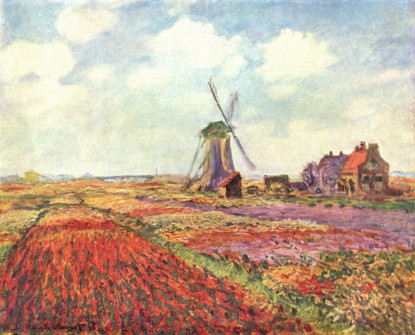 Claude Monet, Field of Tulips in Holland, 1886