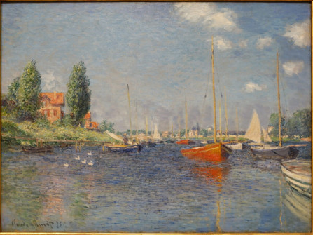 Claude Monet, Red Boats, Argenteuil, 1875