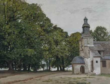Claude Monet, The Chapel of Notre-Dame de Grace at Honfleur, 1864
