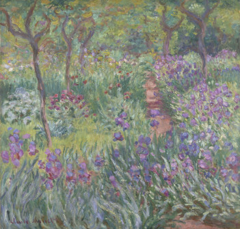 Claude Monet, The Iris Garden at Giverny, 1899–1900