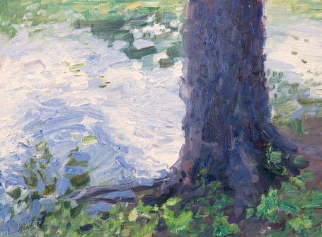Dan Scott, Minnippi, Tree, Downward Perspective, 2021, 1200W