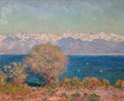 Claude Monet, View from the Cap D'Antibes, 1888