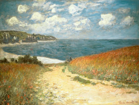 Claude Monet, Path in the Wheat in Pourville, 1882