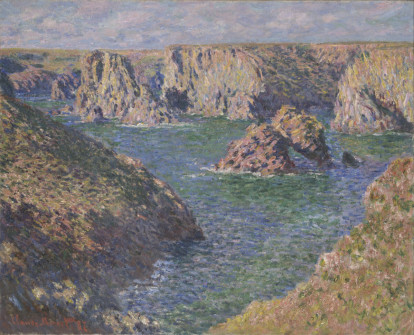 Claude Monet, Port Donnant, Belle Ile, 1886