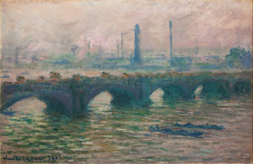 Claude Monet, Waterloo Bridge, Overcast, 1899-1901