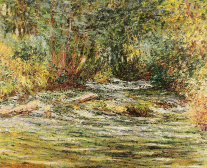 Claude Monet, The River Epte at Giverny, 1884