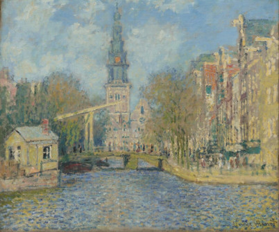 Claude Monet, The Zuiderkerk, Amsterdam, 1874