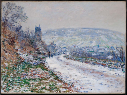 Claude Monet, Entering the Village of Vetheuil in Winter, 1879