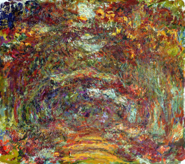 Claude Monet, The Path under the Rose Trees, 1918-24