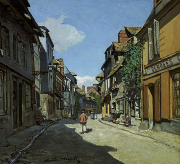 Claude Monet, Le Rue de la Bavole at Honfleur, 1864