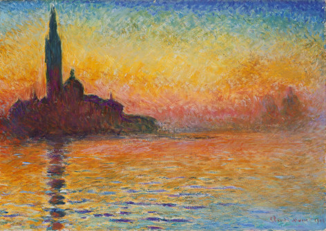 Claude Monet, San Giorgio Maggiore at Dusk, 1908