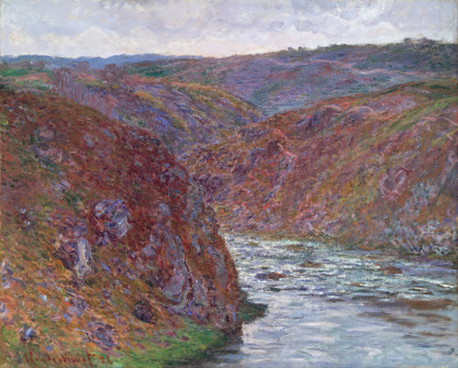 Claude Monet, Valley of the Creuse (Gray Day), 1889