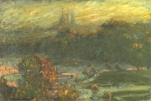Claude Monet, Jardin Des Tuileries, 1876
