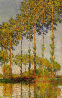 Claude Monet, Row of Poplars in Autumn, 1891