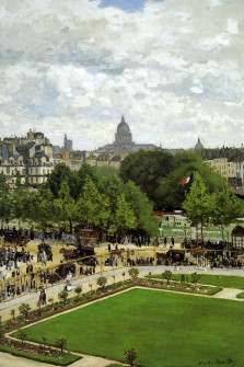 Claude Monet, Garden of the Princess, 1867