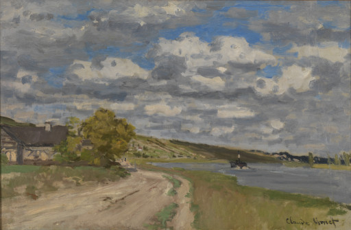 Claude Monet, The Seine Near Its Estuary, Honfleur, 1868
