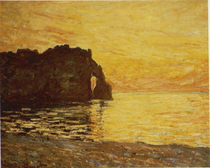 Claude Monet, Etretat, End of the Day, 1885